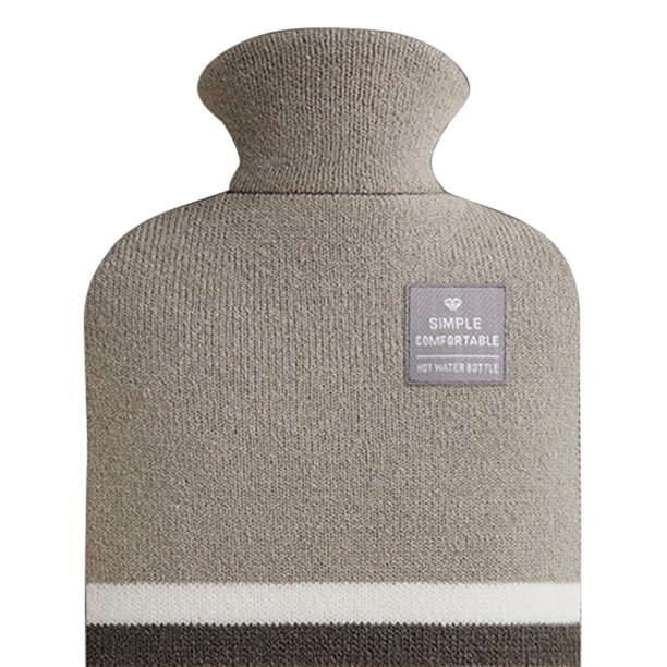 Bolsas de agua caliente de llenado de agua de 2000 ml para invierno a prueba de frío para mujeres (gris) Ndcxsfigh Libre de BPA