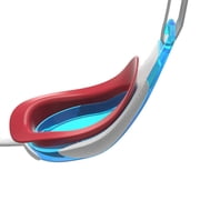 Speedo Fastskin Hyper Elite Swim Goggles, Aqua Blue / White / Red