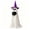 A, variant on MYUNNIL Halloween Standing Witch Ghost Decoration, 4Ft Light up Warm LED Fabric Ghost Ornament with Bat Decor, Reusable Spooky Seasonal Prop for Front Indoor Party Display