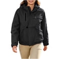 thumbnail image 3 of AnuYalue Windbreaker Jacket for Womens Outdoor Hiking Coats Zip Up Hooded Jackets Long Sleeve Outerwear Daily Wear, 3 of 8