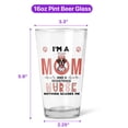 thumbnail image 5 of I'm a Boxer Mom and a Registered Nurse Nothing Scares Me 16oz Pint Beer Glass Mug Boxers Dog Lover Gifts Idea Beer Glasses Cup - 00002, 5 of 5