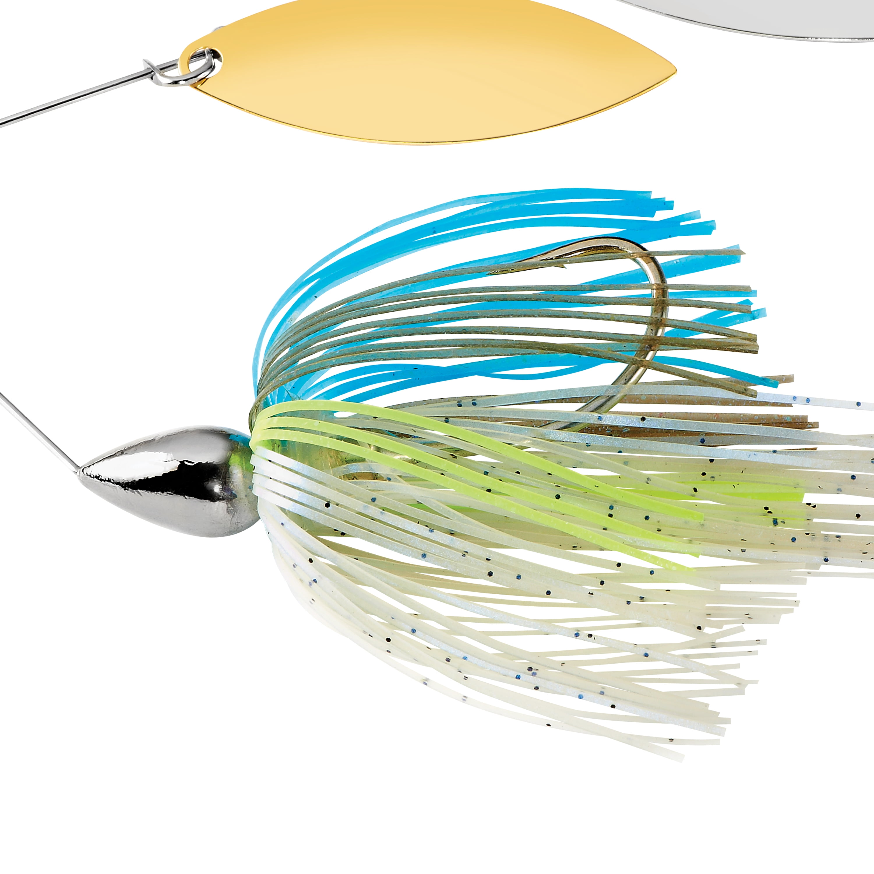 (2 pack) War Eagle Nickel Frame Double Willow Spinnerbaits Sexxy Shad 3/8 oz.