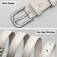 thumbnail image 6 of Timarkment 2 pcs Belts for Women with Silver Pin Buckle Skinny Leather Women Belts for Jeans Dresses, 6 of 10