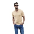 thumbnail image 3 of Iceglad Men's Knit Polo Shirts Cotton Short Sleeve Casual Collared Vintage Shirts Classic Fit Soft Shirts, 3 of 13