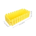 thumbnail image 5 of Milisten Rectangular Plastic Fence Flower Pots Green Plants Potted Succulent Planting Pot, 5 of 5