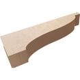 thumbnail image 6 of 6"W x 36"D x 12"H Thin Garner Rough Cedar Woodgrain TimberThane Corbel, Primed Tan, 6 of 6