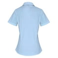thumbnail image 2 of Premier Womens Stretch Fit Poplin Short Sleeve Blouse, 2 of 4