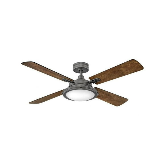 54 inch 4-Blade Ceiling Fan with Light Kit-Pewter Finish Bailey Street Home 81-Bel-4466559