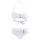 thumbnail image 4 of Mejor Belleza Mujer Traje de Baño de Moda Aumentar el tamaño 2 Piezas Tankini Tops de Bikini y Partes de Abajo Blanco XL, 4 of 4