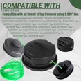thumbnail image 3 of 0.080'' 208Ft DWO1DT802 Replacement String Trimmer Line Compatible with Dewalt DCST922P1 DCST925 DCST925B DCST972 DCST972B DCST925M1 DCST920B DCST970B String Trimmer,Heavy Duty Trimmer String, 3 of 7