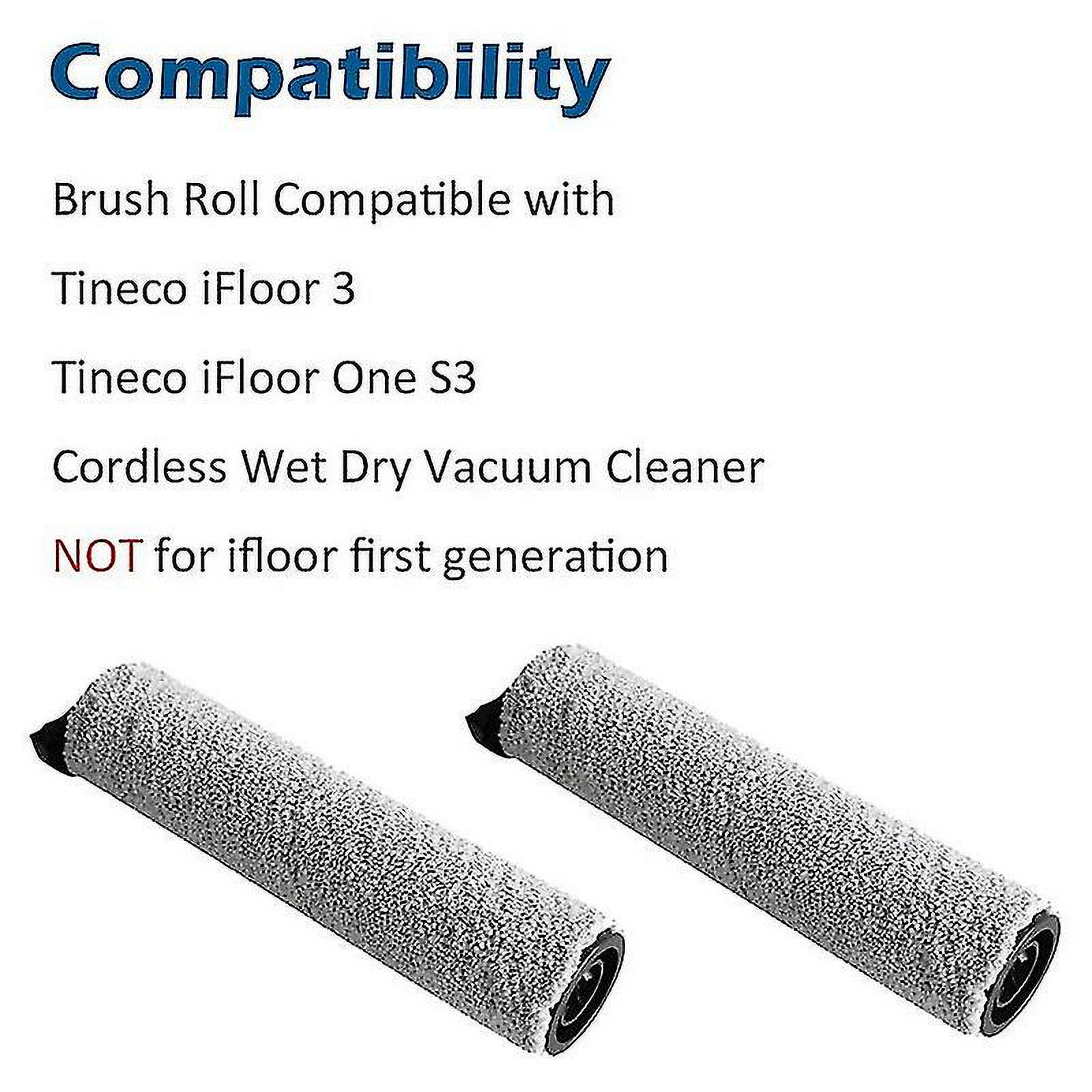Kit D'entretien Pour Tineco Floor ONE S3 - 3 Brosses Rouleaux + 3 Filtres - Compatible Aspirateur Laveur