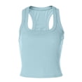 thumbnail image 3 of Boho Tops for Women Trendy Tank Tops Cute Going Out Top Scoop Neck Ribbed Basic Backless Sleeveless Cami Shirts, 3 of 4