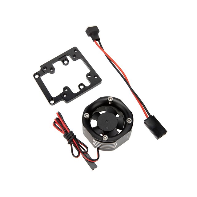 Vogacara Ventilador de refrigeración, dispositivo de radiación, instalación práctica, disipador de calor ligero, módulo de enfriadores de aluminio, Kits de construcción modelo Negro Vogacara FN011108-01