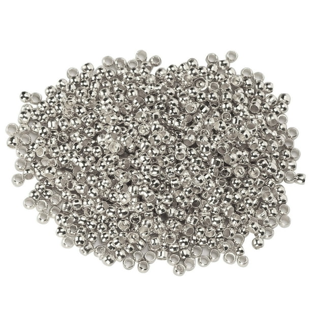 500Pcs Crimp Beads Jewelry Making Stopper Beads Exquisite