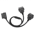 thumbnail image 2 of 2X 50cm Y Style OBDII Adapter Splitter Cable Male to Dual Female OBD2 Diagnostic-Tool Car Connector Cable, 2 of 7