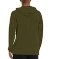 thumbnail image 5 of Hoodies for Men Solid Color Sweatshirt Long Sleeve Pullover Tops with Thumb Hole Sweatshirt Blouse Sun Protection Hoodie Lightweight Hooded Blouses Sport Activewear, 5 of 6