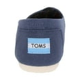 thumbnail image 2 of Toms Women's Classic Canvas Navy Ankle-High Slip-On Shoes - 7M, 2 of 3