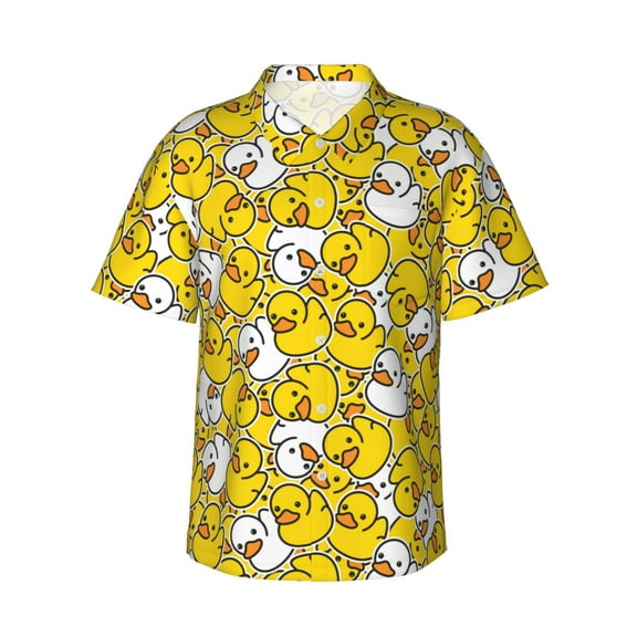 Yellow Ducks Men's Golf Polo Shirts Funny Performance Moisture Wicking Quick Dry Athletic Short Sleeve Tops For Men XX-Large