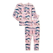 Swiss Tech Toddler Print Thermal Top and Pants Set, 2-Piece