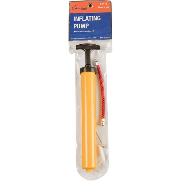 Champion Sports 12 Inch Plastic Hand Pump