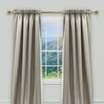 thumbnail image 3 of Lumi 36 in. - 66 in. Telescoping 3/4 in. Single Curtain Rod Kit in Champagne with Geometric Finials, 3 of 5