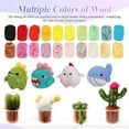 thumbnail image 3 of PAMINGONO 1 Set Needle Felting Kit Wool Felting Tools for Beginners Multi Color Craft Supplies DIY Projects, 3 of 6