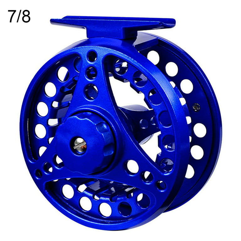 High Speed Spinning Fishing Reels, Fishing Tools Accessories, 3/4 5/6 7/8  Aluminum Alloy 2+1BB Bearing Fly Fishing Reel Hand Spinning Wheel