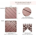 thumbnail image 7 of Miniyam Interlocking Deck Tiles, 44 Packs 11.8"x11.8" Waterproof Patio Floor Decking Tiles for Porch Poolside Balcony Backyard, All Weather Use, Brown(Diagonal line), 7 of 7