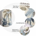thumbnail image 3 of Watercolor Tree Shower Curtain, 36" x 72", Palm Trees Vintage Waterproof Bathroom Curtain Washable Shower Curtain Set with 12 Hooks, 3 of 6