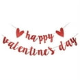 thumbnail image 3 of Zhaomeidaxi Valentines Red Glittery Heart Garland Bunting Banners Happy Valentines Day Decorations for Wedding Engagement Party Home Supplies, 3 of 3