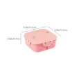 thumbnail image 3 of qILAKOG Lunch Box, Square Lunch Container With Tableware, 3 Leak Proof Compartments, Heat Resistant Food Grade Plastic Compartments Lunch Box, 3 of 6