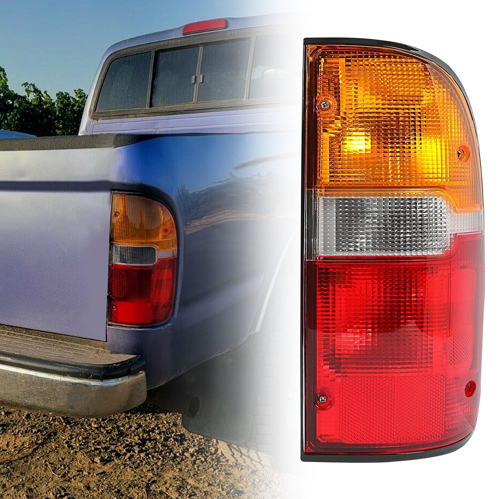 ECOTRIC Tail Light Lamp Taillight Rear Signal Brake Light Passenger