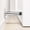 Polished Chrome, variant on Mega Handles Knurled Baseboard Door Stopper with Rubber Tip, Satin Nickel