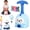 Blue, variant on Children's Balloon car, 2-in-1 Balloons Cars Launcher Set with Manual Pump, Inertial Balloon Car, Three Adorable Designs, Multiple Package Configurations Available (Pink)