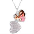 thumbnail image 3 of Mesmerize Your Little Girl with TheJewelryHut Designer Heart Locket Children CZ Silver Necklace, 3 of 5