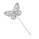 thumbnail image 1 of Mariposa de Plata Dorada DIY Cupcake Pick Topper Muffin Food Pick Boda de Cumpleaños Baby Shower Favors, 1 of 9