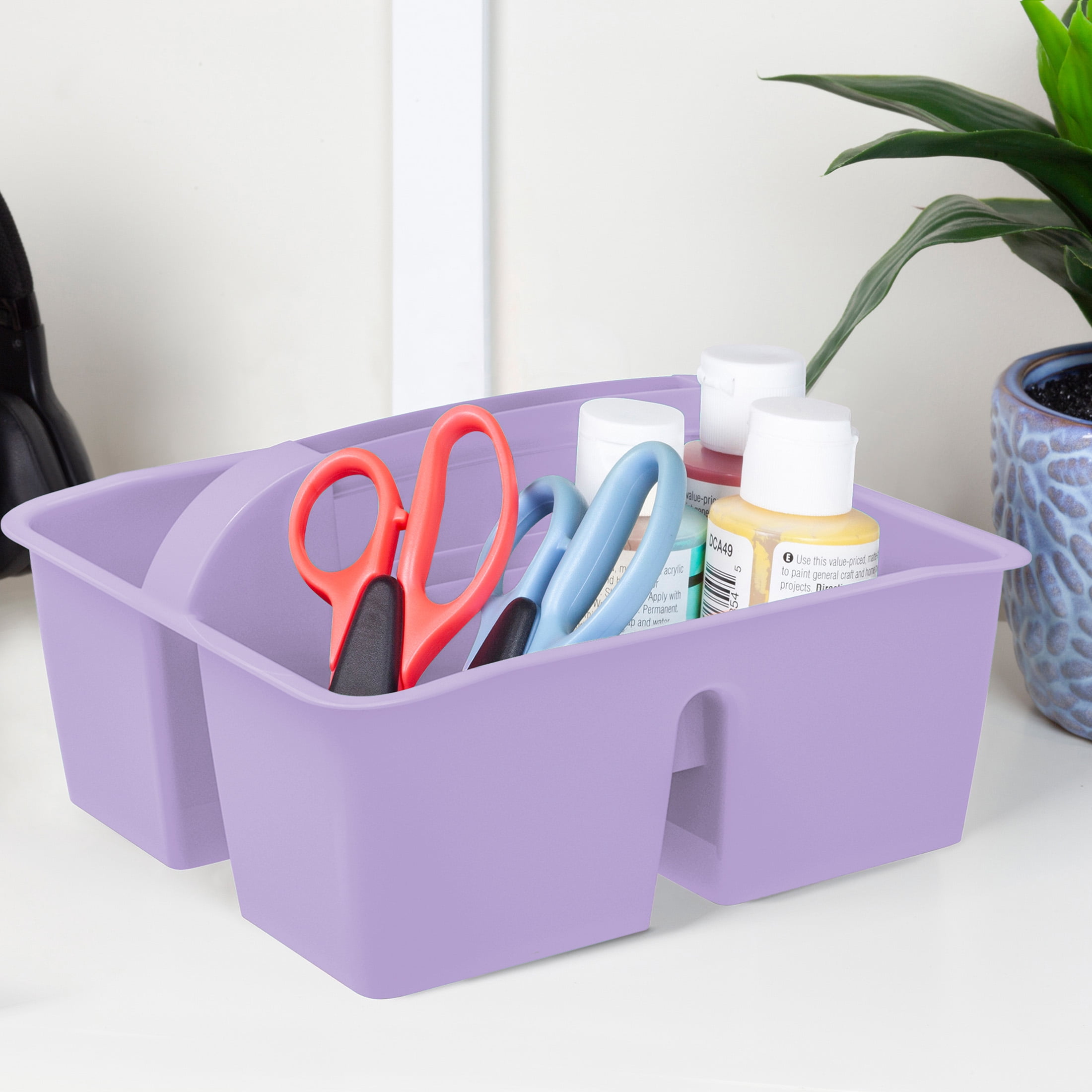Pen+Gear Caddy, 8.75 x 7.68 x 4.44 in, Lavender Sunrise, 8-Pack