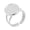 Stainless Steel, variant on Stainless Steel Ring Base Adjustable Ring Blank Cabochon Ring Blank Base Flat Bezel Tray for Jewelry Making DIY Craft