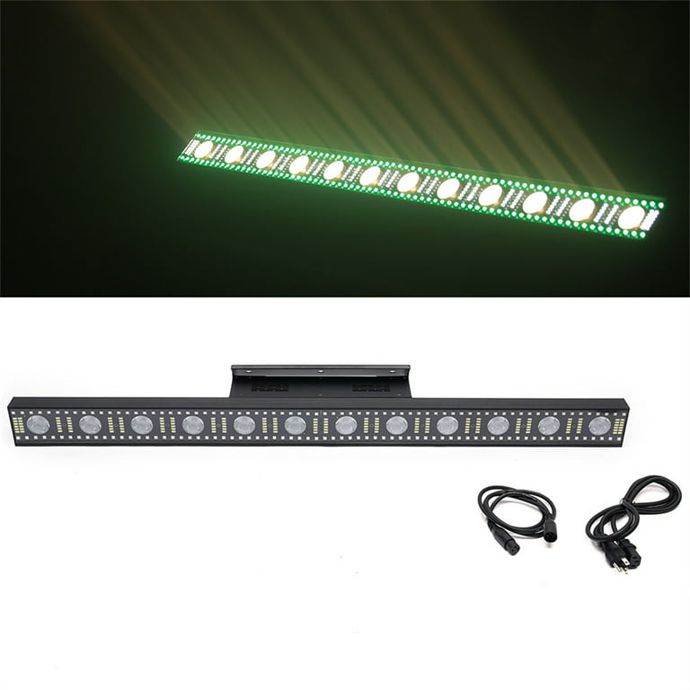 LED Stage Wash Lights Bar 120W LED RGB Wall Washer Lights Waterproof  Dimmable DJ Light Bar Voice Control Uplight for Church Wedding Birthday  Party Halloween Christmas Stage Lighting 