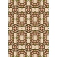 thumbnail image 1 of Ahgly Company Machine Washable Indoor Rectangle Transitional Dark Bronze Brown Area Rugs, 2' x 5', 1 of 7
