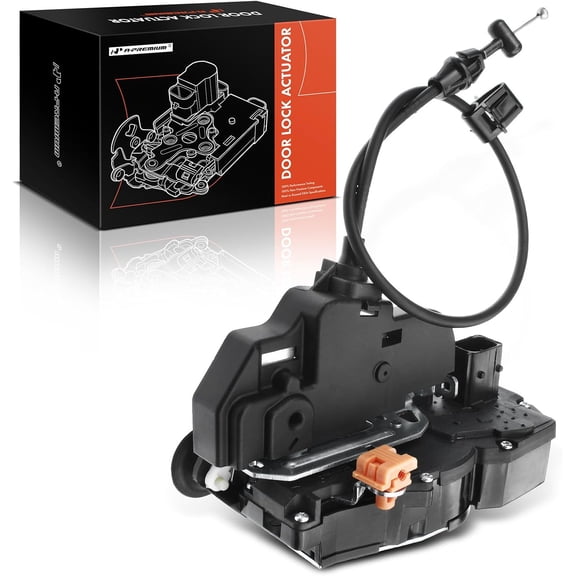 A-Premium Door Latch Lock Actuator Compatible with Cadillac Vehicles - STS 2006-2009 4.4L, STS 2005-2010 4.6L, Sedan - Rear Left Driver Side, Replace# 12450837, 25843155