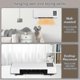 thumbnail image 2 of Portable Heater and Air Conditioner Combination Wall Mounted Desktop 2 in 1 Electric Heater Air Conditioner - In Stock, 2 of 4