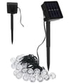 thumbnail image 2 of Luces de cadena alimentadas por energía Solar con chips de 30LED impermeables para decoración del banquete de boda del césped del Patio del jardín, 2 of 9