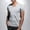 A#Gray, variant on DPTALR Men's Summer Casual Fashion Solid Color V-Neck Pocket Short Sleeve Shirt,Navy, L