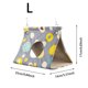 thumbnail image 2 of Pájaro plegable para loros y aves. Cama para loros de interior. Artículos para mascotas para agapornis y periquitos. Uso doméstico en interiores., 2 of 3