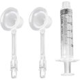 thumbnail image 1 of 2pcs Nipple Aspirator Corrector Feeding Suction for Flat Inverted Retraction, 1 of 4