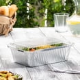 thumbnail image 2 of [ Count] x Disposable Aluminum Foil Pans, lb Capacity, Disposable Takeout Pans with Clear Plastic Dome Lids, Great for Baking, Cooking, Storage, and Freezing, 2 of 6