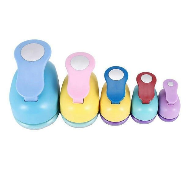 Circle Paper Punch, 5 PCS Circle Punches for Paper Crafts, 5 Different Size Circle Hole Punch,Random
