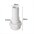 thumbnail image 2 of Conector de Montaje A TravéS del Casco de Marino para Manguera de 5/8, 3/4, 1 Pulgada, Accesorios de PlomeríA para Bomba de Achique de Drenaje de ,, 2 of 5