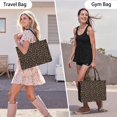thumbnail image 6 of Large Capacity Tote Bag,Jack Lantern Faces Halloween Pattern Handbag Fashion Luxury Tote Bag,15.7"x13"x 5.1" Inches,Laptop Compatible, 6 of 6